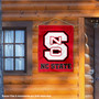 North Carolina State Wolfpack Logo Double Sided House Flag