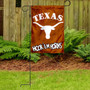 Texas Longhorns Hook Em Garden Flag and Pole Stand