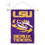 Louisiana State LSU Tigers Banner with Suction Cup Hanger