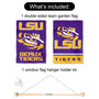 Louisiana State LSU Tigers Banner with Suction Cup Hanger