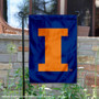Illinois Fighting Illini Logo Garden Flag