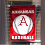 Arkansas Razorbacks Baseball Team Garden Flag