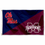 Ole Miss vs Mississippi State House Divided 3x5 Flag