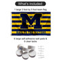 Michigan Wolverines Banner Flag with Tack Wall Pads