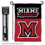 Miami Redhawks Garden Flag and Pole Stand