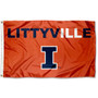 Illinois Fighting Illini Littyville Flag