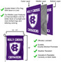 Holy Cross Crusaders Garden Flag