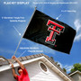 Texas Tech Red Raiders Black Flag Pole and Bracket Kit