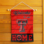 Texas Tech Red Raiders Welcome To Our Home Garden Flag