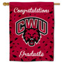 Central Washington Wildcats Congratulations Graduate Flag