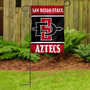 SDSU Aztecs Logo Garden Flag and Pole Stand