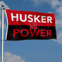 Nebraska Cornhuskers Husker Power Flag
