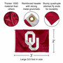 Oklahoma Sooners 2x3 Foot Small Flag