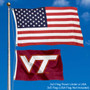 VA Tech Hokies 2x3 Foot Small Flag