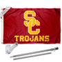 USC Trojans Flag Pole and Bracket Kit