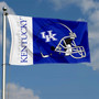 Kentucky Wildcats Football Helmet Flag