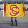 USC Trojans Throwback Vault Logo Flag