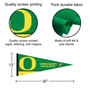 Oregon Banner Pennant with Tack Wall Pads