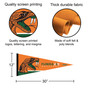Florida A&M Rattlers Banner Pennant with Tack Wall Pads