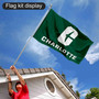 Charlotte 49ers Flag Pole and Bracket Kit