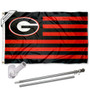 Georgia Bulldogs Flag and Pole and Bracket Kit