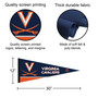 University of Virginia Banner Pennant with Tack Wall Pads