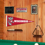 University of Wisconsin Pennant with Tack Wall Pads