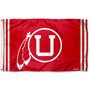 Utah Utes Throwback Vault Logo Flag