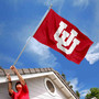 Utah Utes Throwback Logo Flag