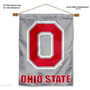 Ohio State Buckeyes Gray Block O Wall Banner