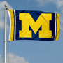 Michigan Wolverines Jersey Stripes Flag