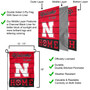 Nebraska Cornhuskers Welcome To Our Home Garden Flag