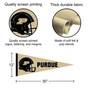 Purdue University Helmet Pennant