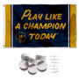 Irish Play Like a Champion Banner Flag with Tack Wall Pads