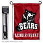 Lenoir Rhyne Bears Garden Flag and Pole Stand
