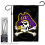 East Carolina Pirates Logo Garden Flag and Pole Stand