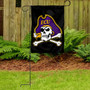 East Carolina Pirates Logo Garden Flag and Pole Stand