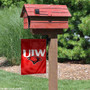 UIW Cardinals Dual Logo Garden Flag