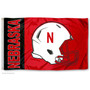 Nebraska Cornhuskers Helmet Flag