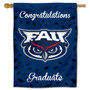 Florida Atlantic Owls Congratulations Graduate Flag