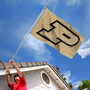 Purdue Boilermakers Gold Motion P Flag