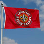 Louisiana Lafayette Rajun Cajuns Fleur Logo Flag