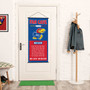 Kansas Jayhawks Fan Cave Man Cave Banner Scroll