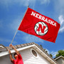 Nebraska Cornhuskers Volleyball Flag