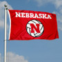 Nebraska Cornhuskers Volleyball Flag
