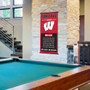 Wisconsin Badgers Fan Cave Man Cave Banner Scroll