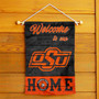 Oklahoma State Cowboys Welcome To Our Home Garden Flag