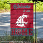 Washington State Cougars Welcome To Our Home Garden Flag
