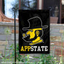 App State Yosef Mascot Logo Garden Flag