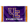 Evansville Purple Aces Logo Flag